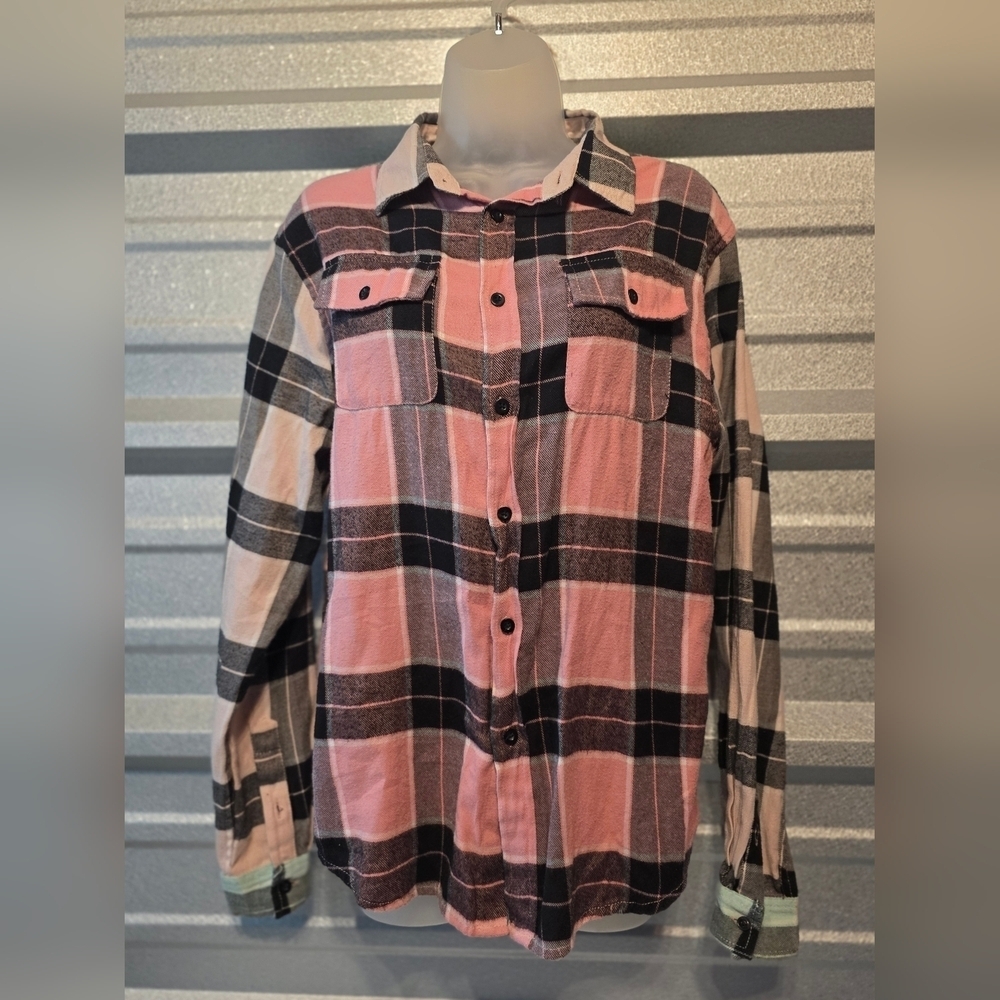 Barbie Pink and Black Plaid Shirt